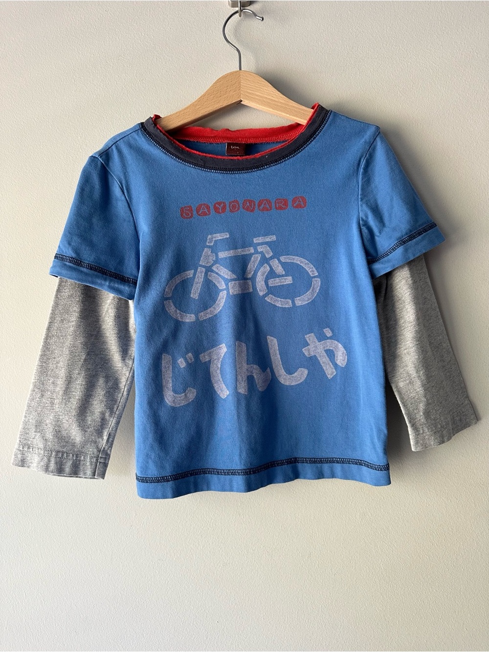 Tea Collection Bike Graphic Long-Sleeve Layered Tee